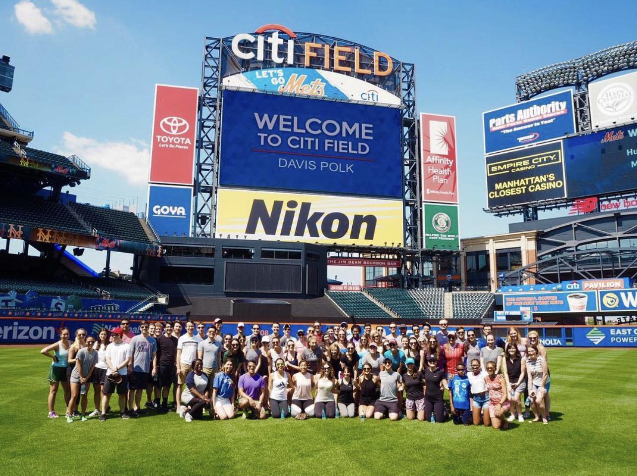 Summer associates at Citi field